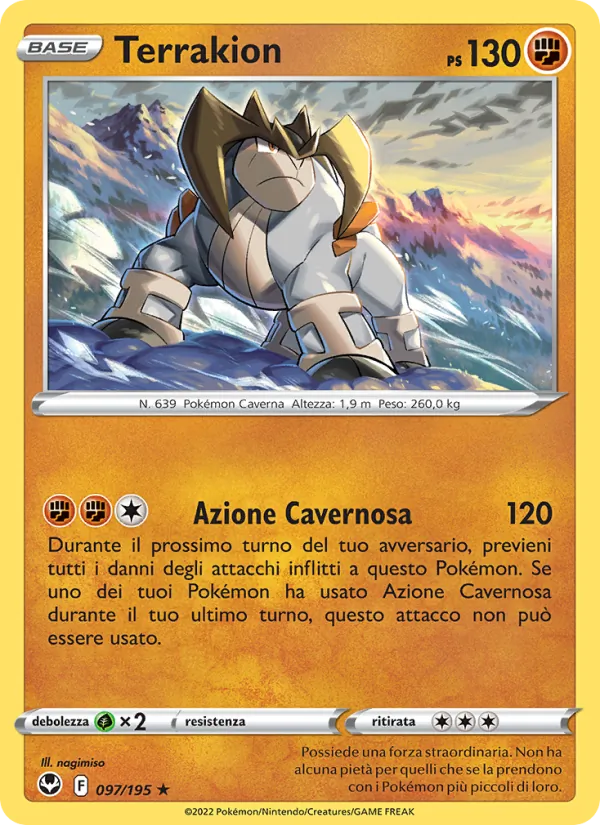 Terrakion Tempesta Argentata 097/195