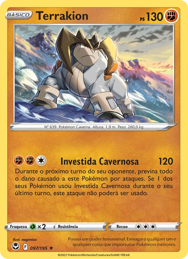 Terrakion Tempestade Prateada 097/195