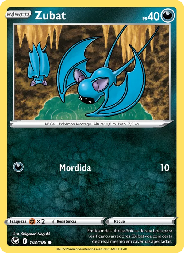 Zubat Tempestade Prateada 103/195