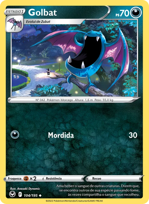 Golbat Tempestade Prateada 104/195