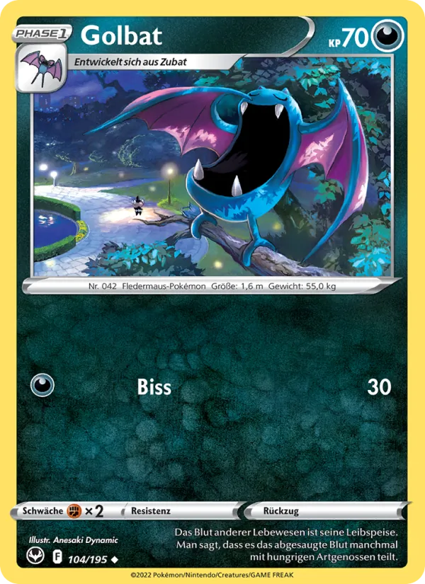 Golbat Silberne Sturmwinde 104/195
