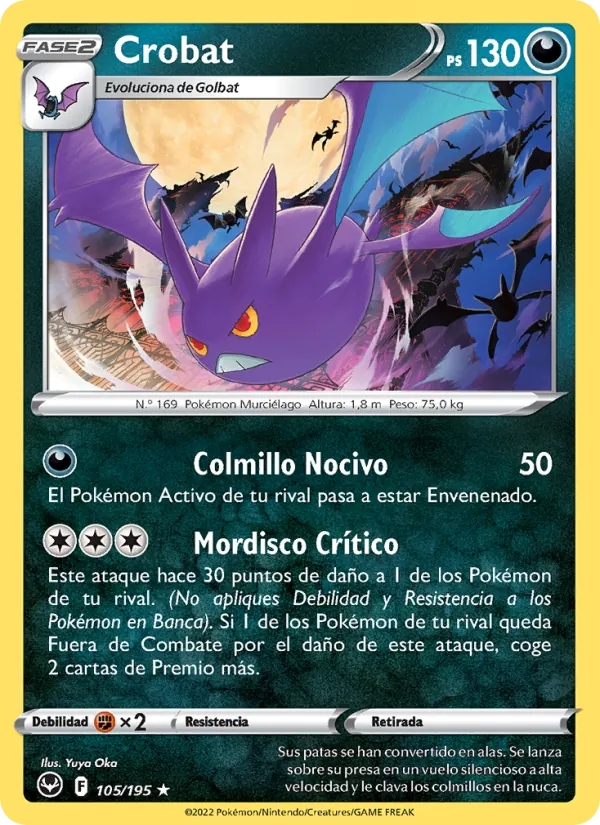 Crobat Tempestad Plateada 105/195