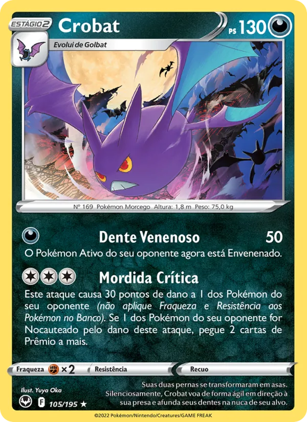 Crobat Tempestade Prateada 105/195