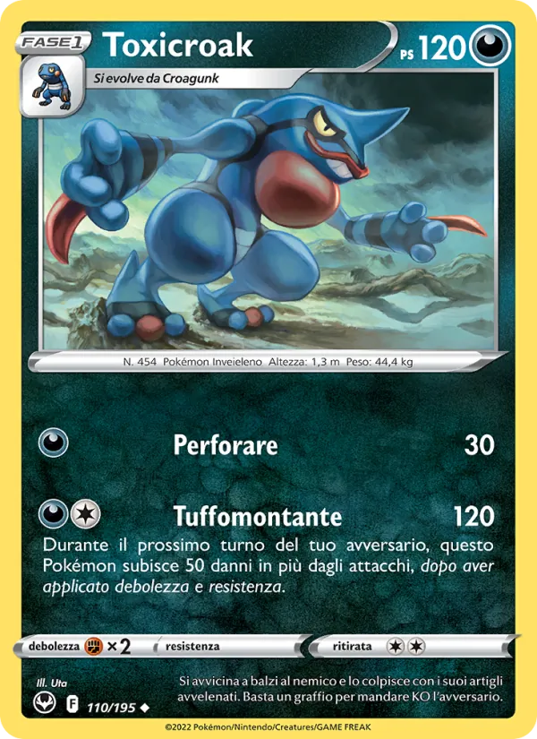 Toxicroak Tempesta Argentata 110/195