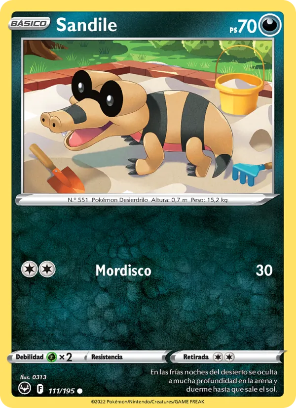 Sandile Tempestad Plateada 111/195