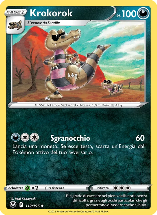 Krokorok Tempesta Argentata 112/195