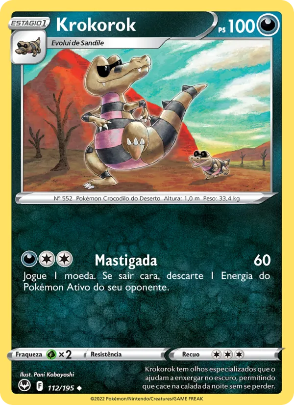 Krokorok Tempestade Prateada 112/195