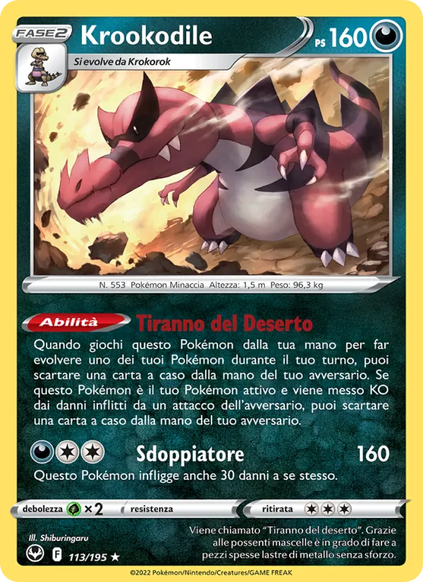 Krookodile Tempesta Argentata 113/195