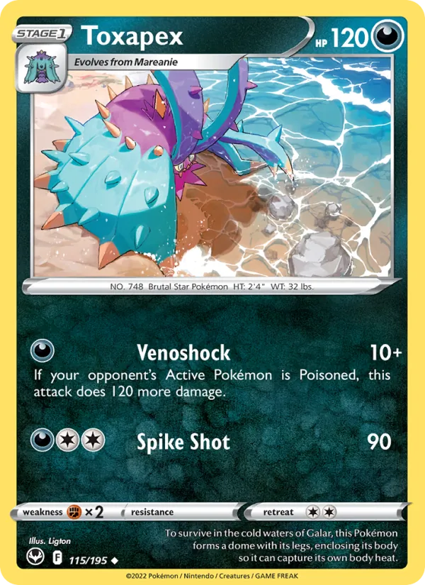 Toxapex Silver Tempest 115/195