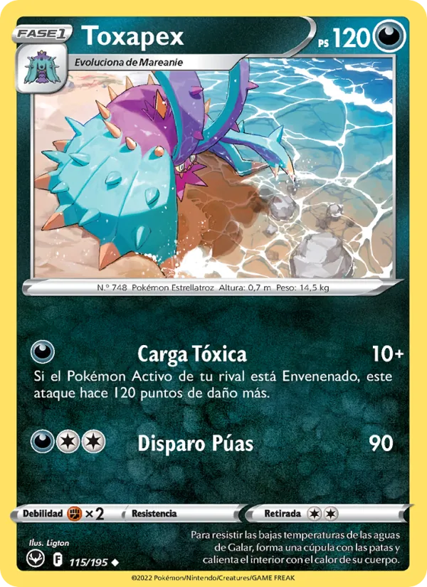 Toxapex Tempestad Plateada 115/195