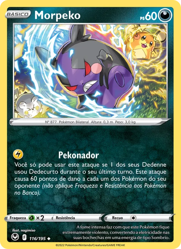 Morpeko Tempestade Prateada 116/195