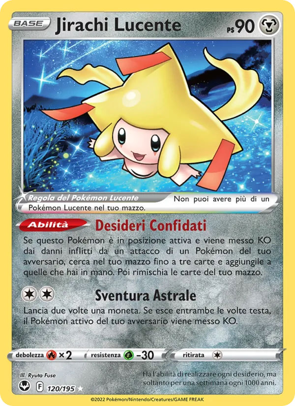 Jirachi Lucente Tempesta Argentata 120/195