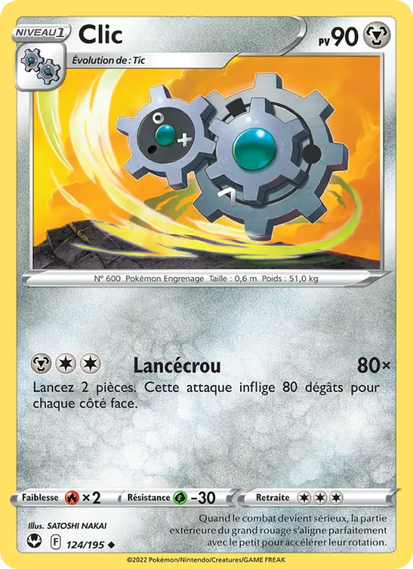 Clic Tempête Argentée 124/195