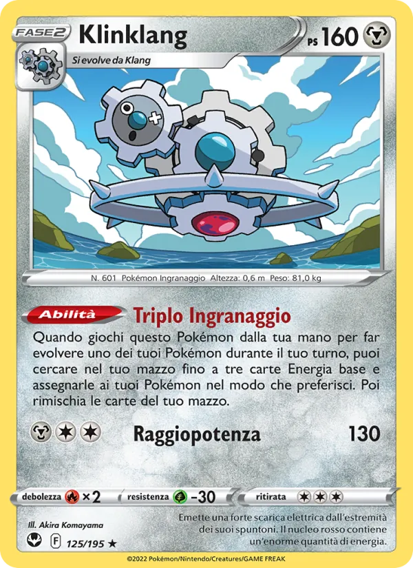Klinklang Tempesta Argentata 125/195