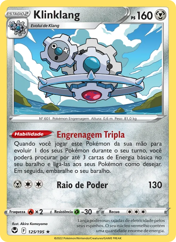 Klinklang Tempestade Prateada 125/195