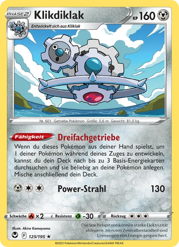 Klikdiklak Silberne Sturmwinde 125/195