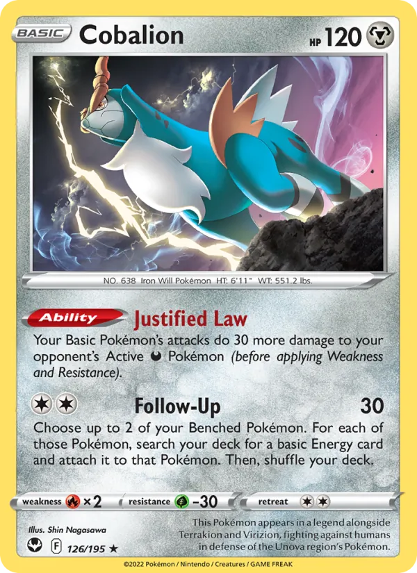 Cobalion Silver Tempest 126/195