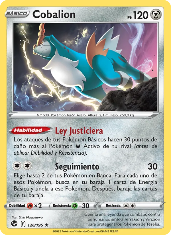 Cobalion Tempestad Plateada 126/195