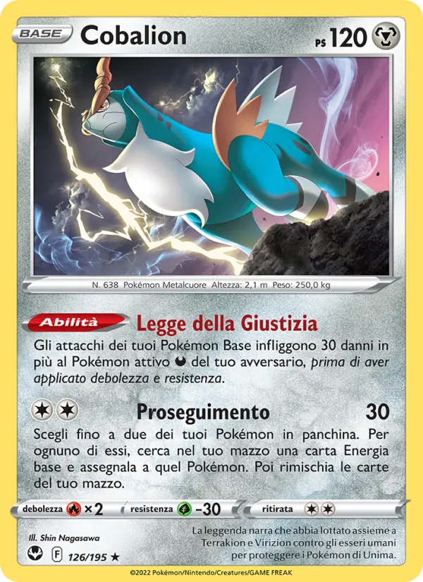 Cobalion Tempesta Argentata 126/195