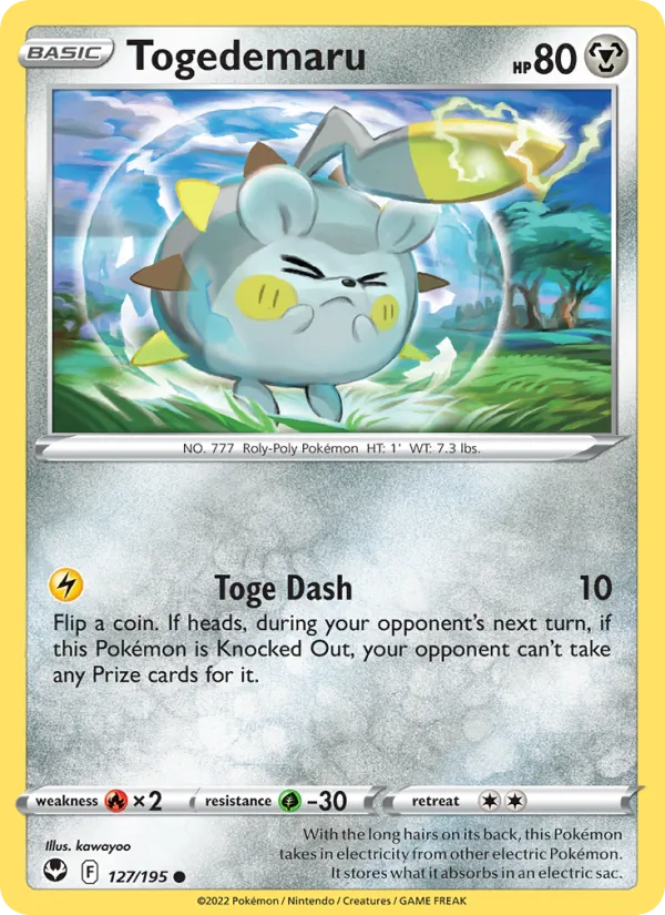 Togedemaru Silver Tempest 127/195