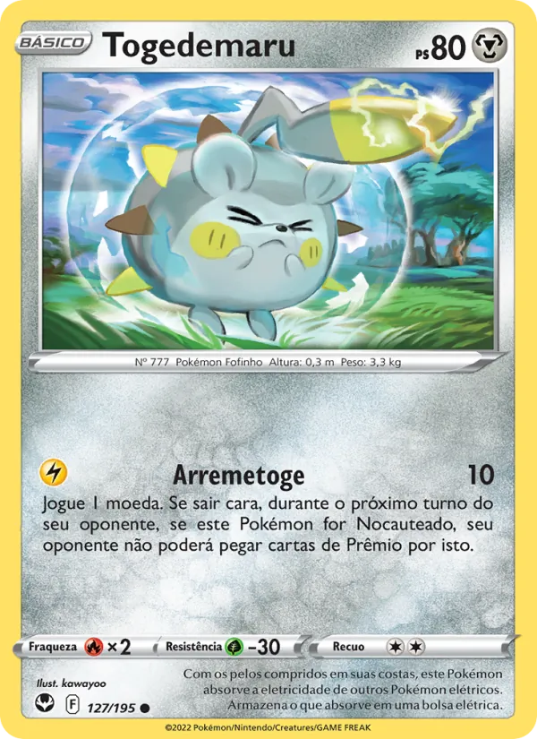 Togedemaru Tempestade Prateada 127/195