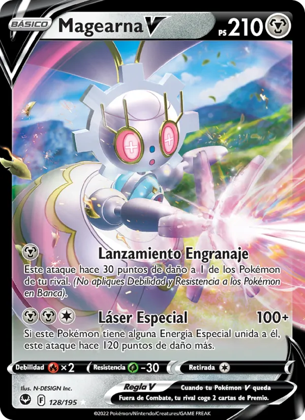 Magearna V Tempestad Plateada 128/195