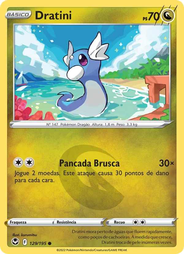 Dratini Tempestade Prateada 129/195