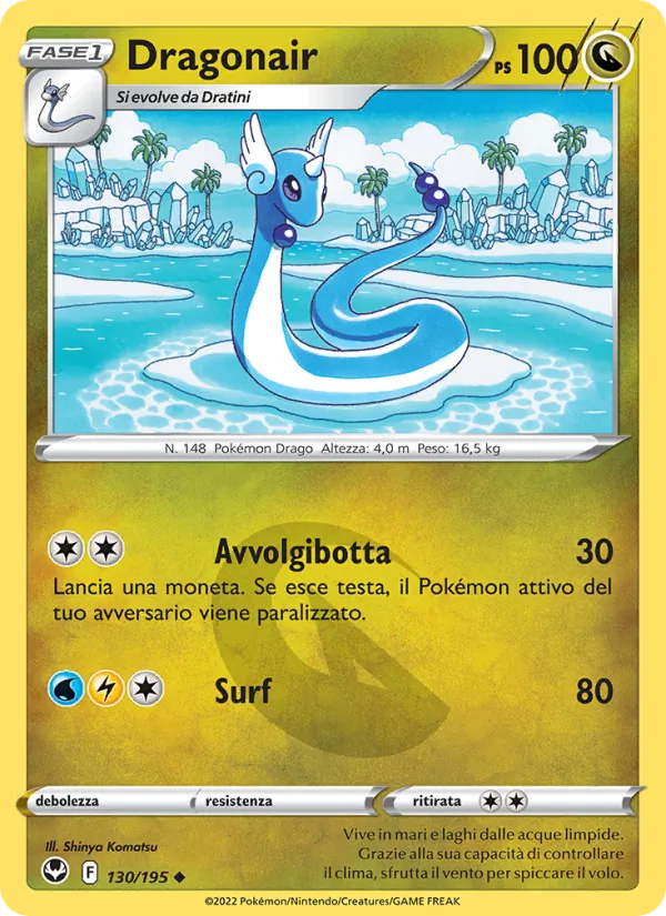 Dragonair Tempesta Argentata 130/195