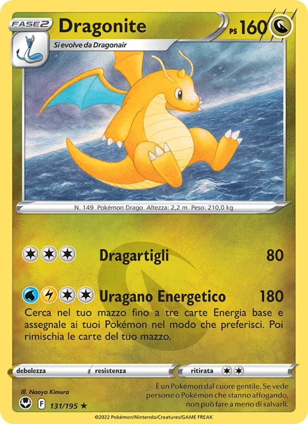 Dragonite Tempesta Argentata 131/195