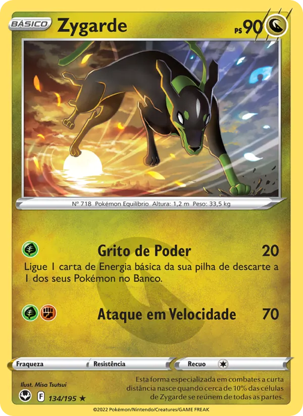 Zygarde Tempestade Prateada 134/195
