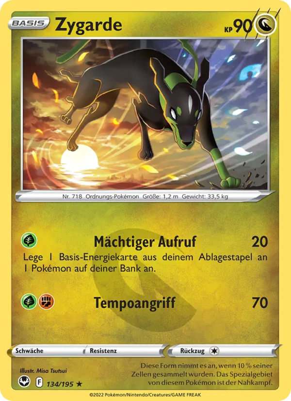 Zygarde Silberne Sturmwinde 134/195