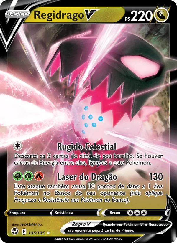 Regidrago V Tempestade Prateada 135/195