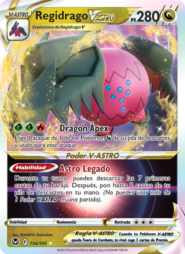 Regidrago V-ASTRO Tempestad Plateada 136/195