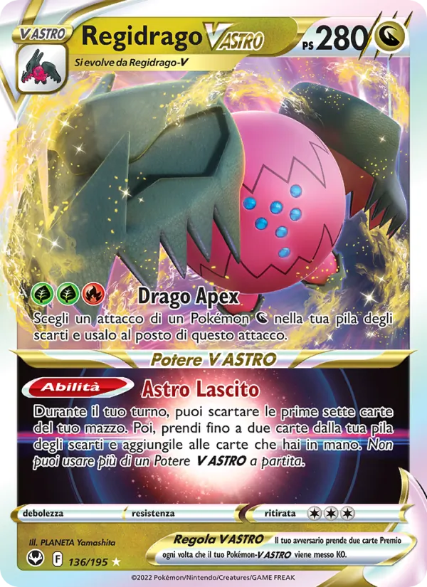 Regidrago V ASTRO Tempesta Argentata 136/195