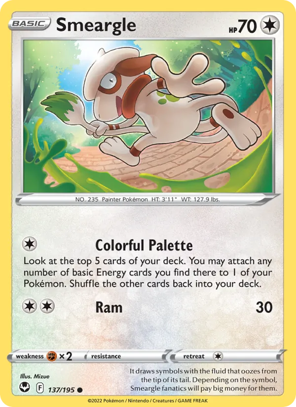 Smeargle Silver Tempest 137/195
