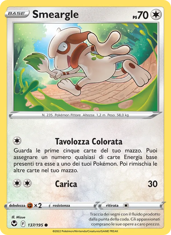 Smeargle Tempesta Argentata 137/195