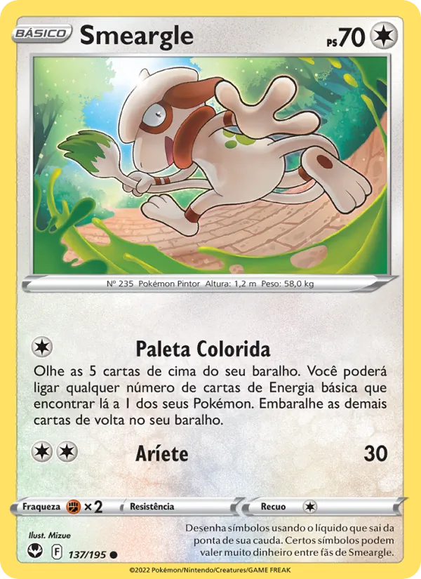 Smeargle Tempestade Prateada 137/195