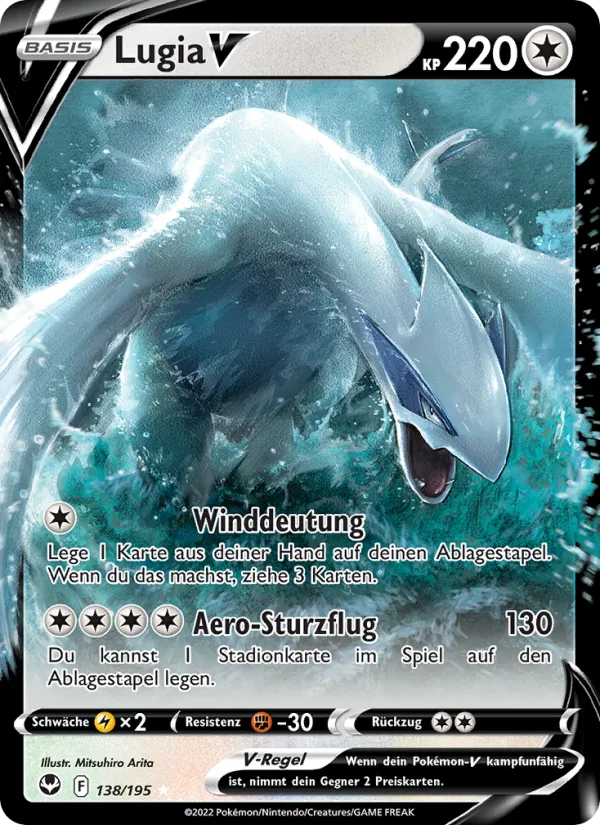 Lugia V Silberne Sturmwinde 138/195