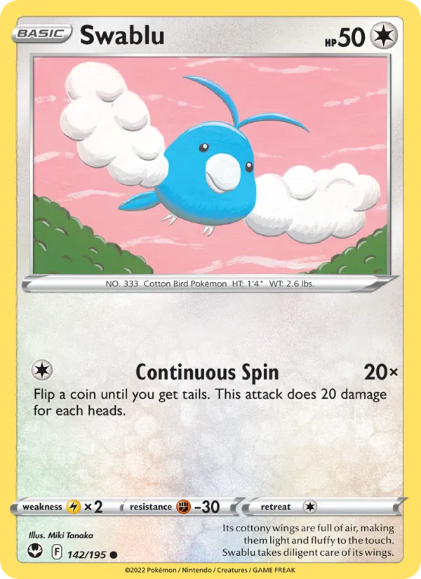 Swablu Silver Tempest 142/195