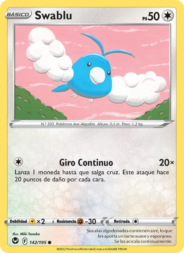 Swablu Tempestad Plateada 142/195