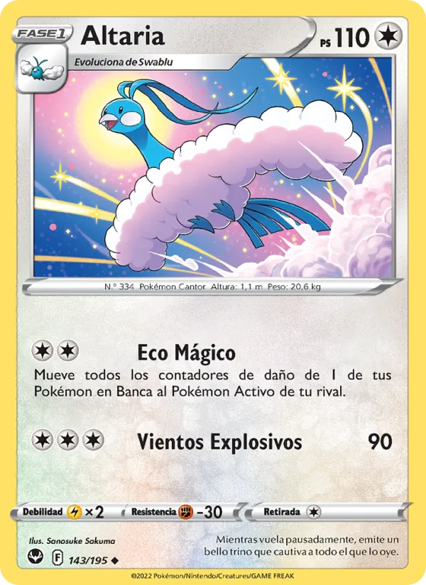 Altaria Tempestad Plateada 143/195