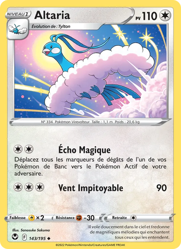 Altaria Tempête Argentée 143/195