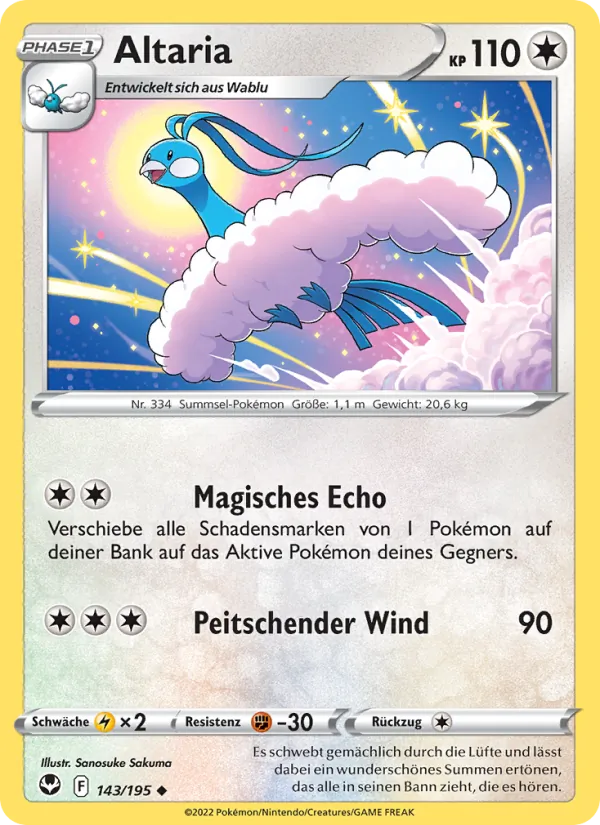Altaria Silberne Sturmwinde 143/195
