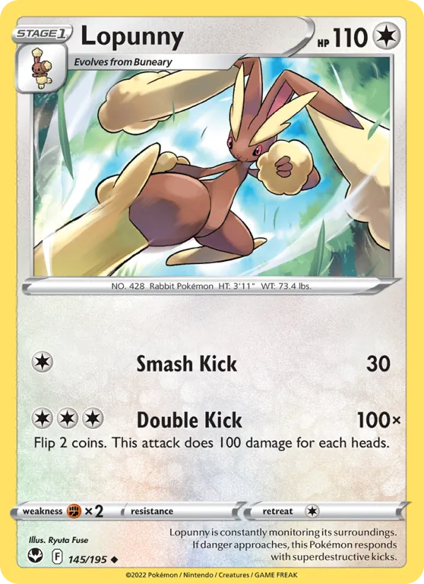 Lopunny Silver Tempest 145/195