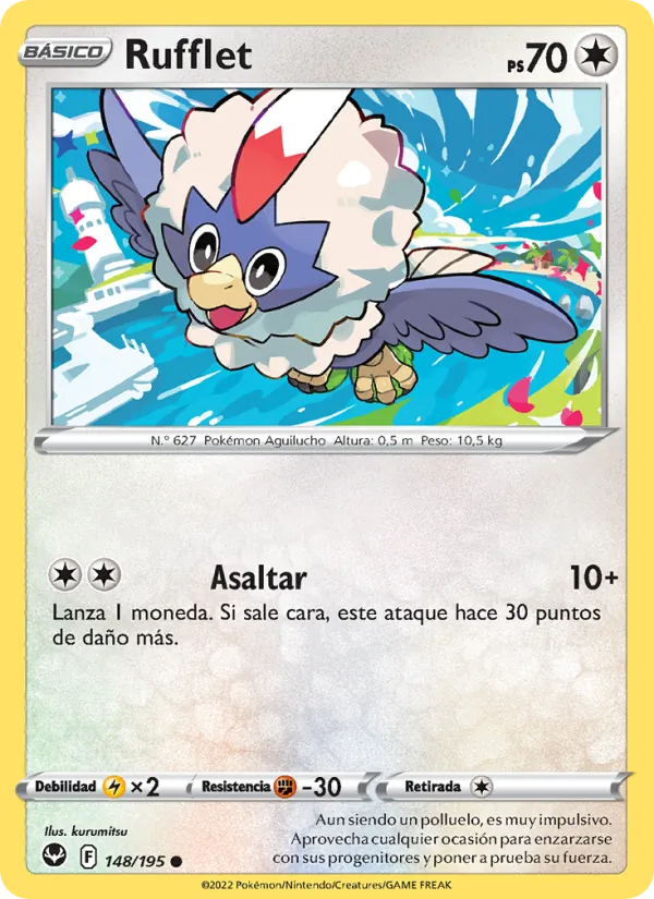 Rufflet Tempestad Plateada 148/195
