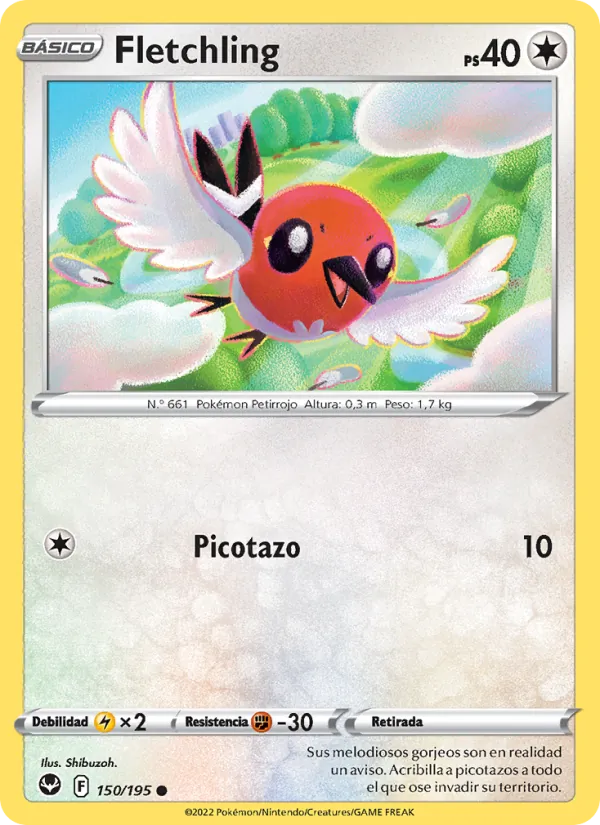 Fletchling Tempestad Plateada 150/195