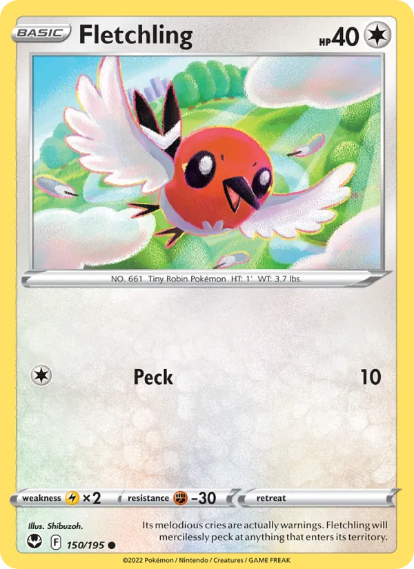 Fletchling Tempestade Prateada 150/195
