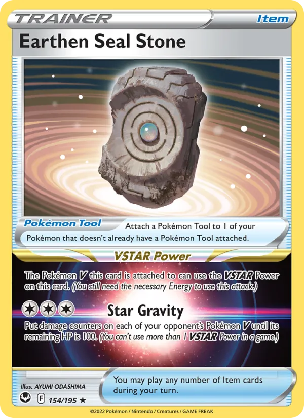 Earthen Seal Stone Silver Tempest 154/195