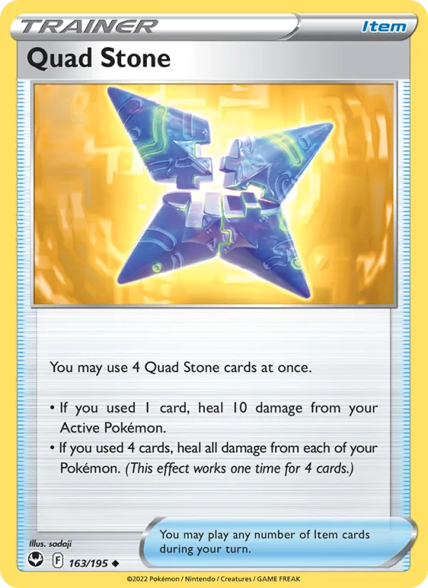 Quad Stone Silver Tempest 163/195