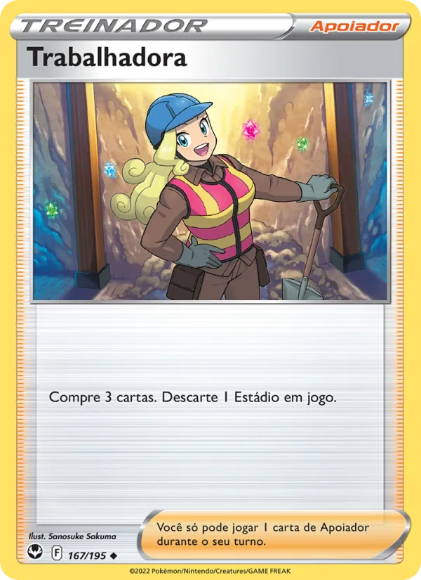 Trabalhadora Tempestade Prateada 167/195